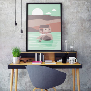 ilustracija reke drine